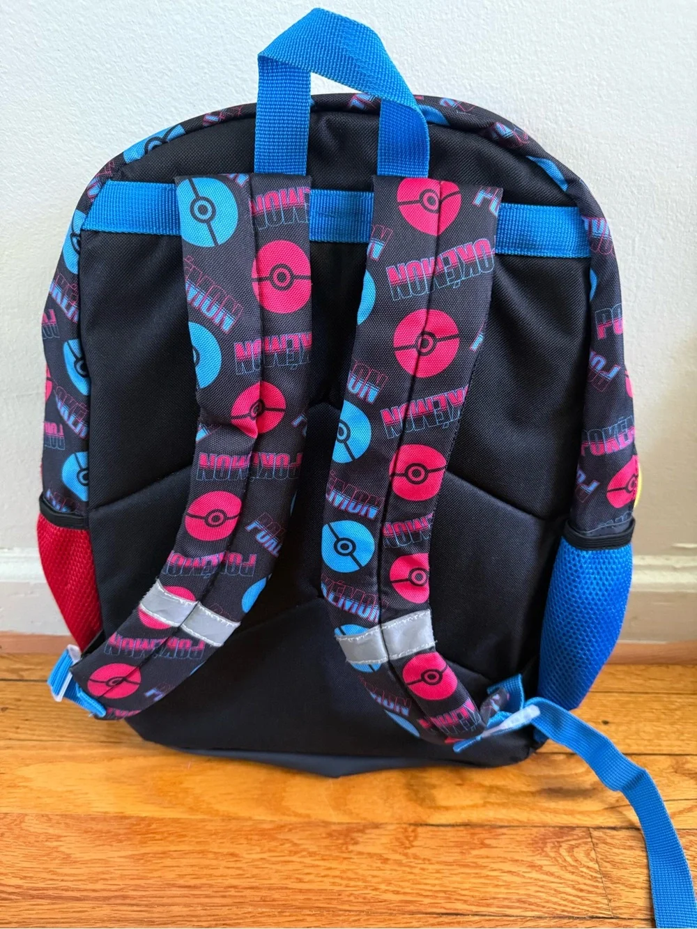 Pikachu Kids Backpack - Yellow/Blue/Red - lights up